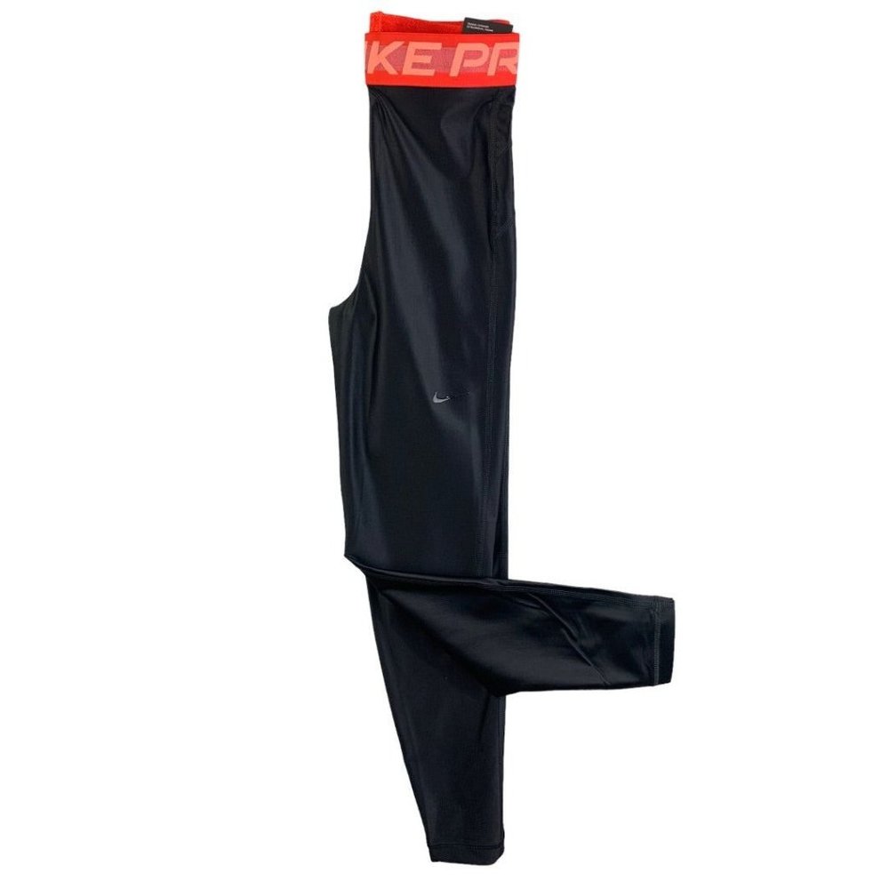 XS Nike Pro Women's Black Tights Training Gym 7/8 Leggings DA0570-010 New